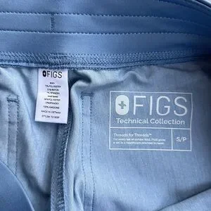 Figs Technical Collection Basic Scrub Pants T21003P in Blue Small